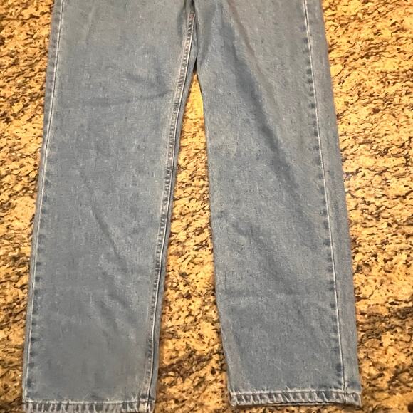 Levis 550 Jeans Mens 38x32 Blue Relaxed Fit Straight Leg Light Wash - Picture 3 of 7
